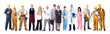 Group of industrial workers.