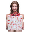 Beautiful womanl with huge gift
