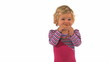 Video: little girl eating little girl eating