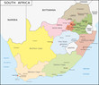 Südafrika Administrativ
