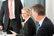 Business - Präsentation in einem Team