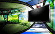 Computer screens with images