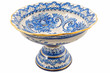 Ceramic vase with Gzhel painting