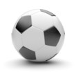 Soccer ball  3D. Sport concept. Isolated on white background