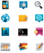 Vector communication and social media icon set. Part 2