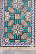 Tiled oriental ornaments on  Shrine's wall , Esfahan, Iran