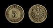 münze 5 pfennig deutsches reich 1875 I