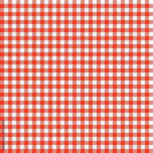 Vector: Karo Tischdecken Muster ROT - endlos Karo Tischdecken Muster ROT - endlos