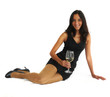Beautiful female woman / model drinking wine