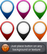 Set of glossy buttons. Set of glossy buttons.
