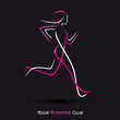 symbole courir, logo sport
