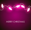 Vector Christmas background with white lights Vector Christmas background with white lights