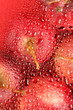 background with fresh red apples background with fresh red apples
