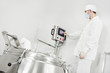 pharmaceutical factory worker