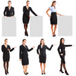 Collection of businesswomen Collection of businesswomen