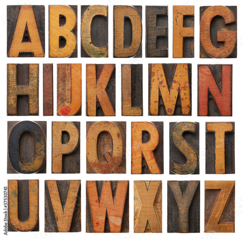 Photo: vintage wooden alphabet set vintage wooden alphabet set