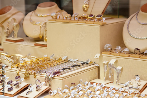 Photo: counter with jewelry counter with jewelry