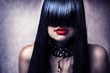 Fashion portrait of young sexy lady