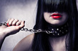 Fashion portrait of young sexy lady