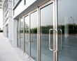 glass door