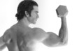 Man doing bicep curl
