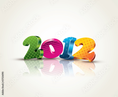 Vector: New Year's Background. New Year's Background.