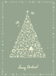 Christmas card, sketch drawing for your design