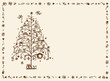 Christmas card, sketch drawing for your design