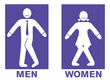 Toiletten Wegweiser