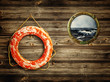 lifebuoy and porthole lifebuoy and porthole