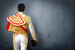 Torero dress, fighting bull