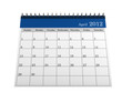 Calendar April 2012