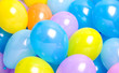 colorful hellium balloons