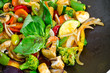 Stir-fried vegetables