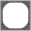 Vintage floral frame. Decorative pattern Vintage floral frame. Decorative pattern