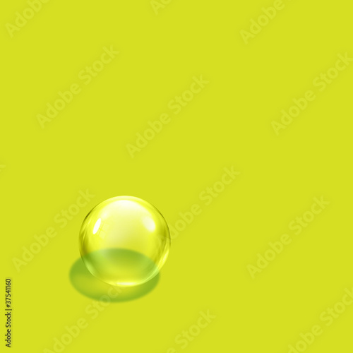 Illustration: bubble lime square bubble lime square