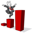 businessman & bar Chart