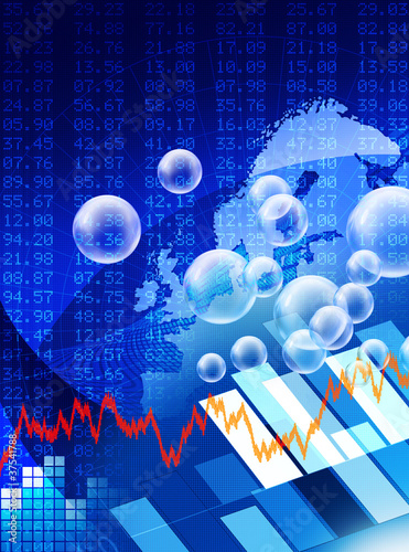 Illustration: business bubble business bubble