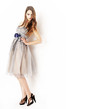 lady im kleid