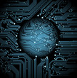 circuit  board background