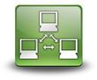 Green 3D Effect Icon "Network"