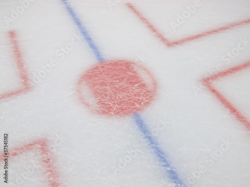 Photo: Face off circle Face off circle