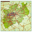 Bundesland Nordrhein Wesfalen und Umgebung