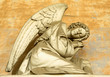 sleeping angel, sculpture