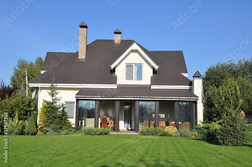 Photo: house and its garden house and its garden
