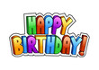 happy birthday graffiti