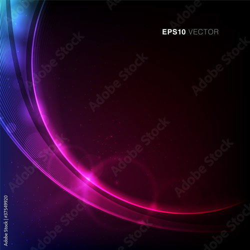 Vector: Vector design with stars, rays and vibrant light Vector design with stars, rays and vibrant light