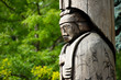 Totem Pole Detail Duncan, BC, Canada