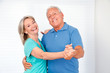Elderly Couple Dancing