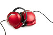 Red stylish earphone